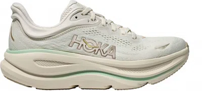 Hoka W Bondi 9 Woman Sneakers Light Green Size 8 Textile Fibers