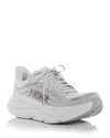 Hoka Bondi 9 Running Shoe In Stardust/silver