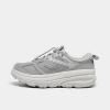 Hoka Women's Bondi B3ls Athletic Lifestyle Shoes In Cosmic Grey/white