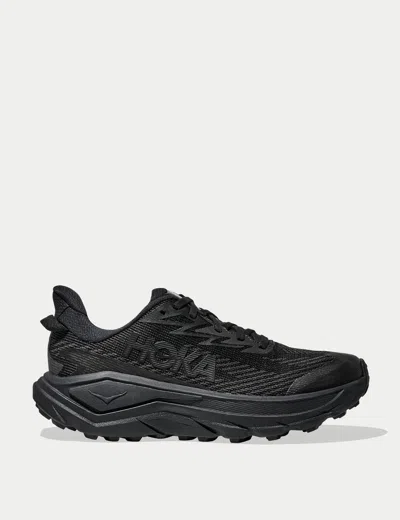 Hoka Women's Challenger 8 Gore-tex Trail Shoes In Black