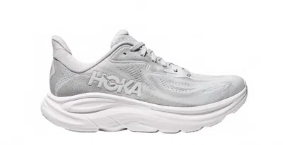 Hoka Women's Clifton 10 Running Shoes In Cosmic Grey / Stardust In Multi