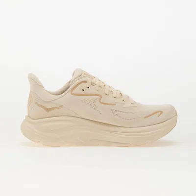 Hoka Women's Clifton 10 Running Shoes In Vanilla / Birch In Neutral