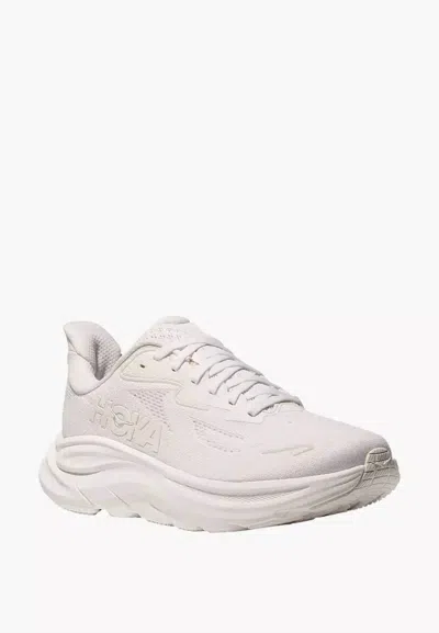 Hoka Womens  Clifton 10 In White/white