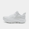 Hoka Streamlined White Sneakers With Cushioned Sole In White/white
