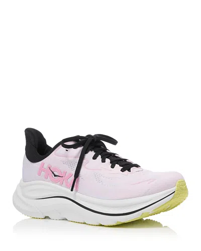 HOKA WOMEN'S CLIFTON 10 SNEAKERS IN CARNATION