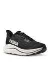 Hoka Breathable Mesh Sneakers With Cushioned Rubber Sole In Black