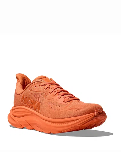 Hoka Women's Clifton 10 Sneakers In Persimmon In Orange