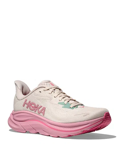Hoka Women's Clifton 10 Sneakers In Rose Cream