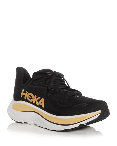 Hoka Women's Clifton 10 Sneakers In Black