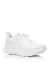 Hoka Streamlined White Sneakers With Cushioned Sole In White