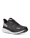 Hoka Clifton 9 Mesh Sneakers In Black/white