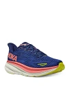 Hoka Clifton 9 Running Shoe In Evening Sky/coral