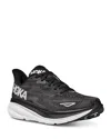 Hoka Clifton 9 Mesh Sneakers In Black/white