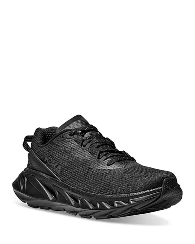 Hoka Women's Elevon 2 Running Sneakers In Black/carbon Black