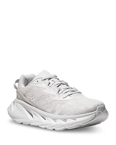 Hoka Women's Elevon 2 Running Sneakers In White/cosmic Gray