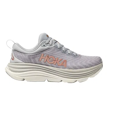 Hoka Women's Gaviota 5 Running Shoe In Harbor Mist / Rose Gold In Multi