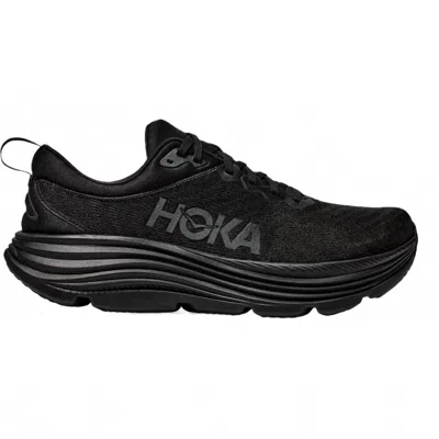 Hoka Women's Gaviota 5 Running Shoes In Black/black