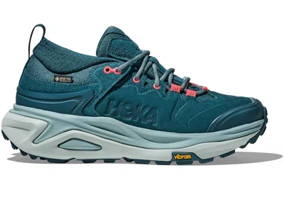 Pre-owned Hoka Women's  One One Kaha 3 Low Goretex Sneakers In Blue Twilight/droplet