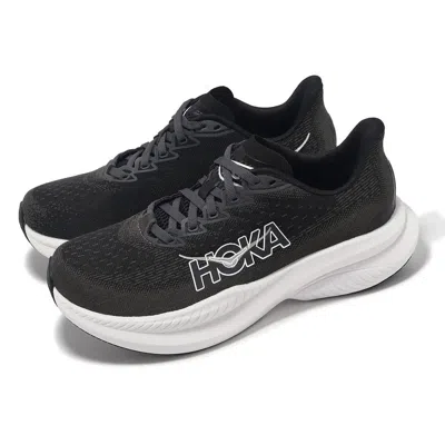 Hoka Women's  One One Mach 6 Wide 1147834/bwht Sneakers Black Running Shoes Tf9726