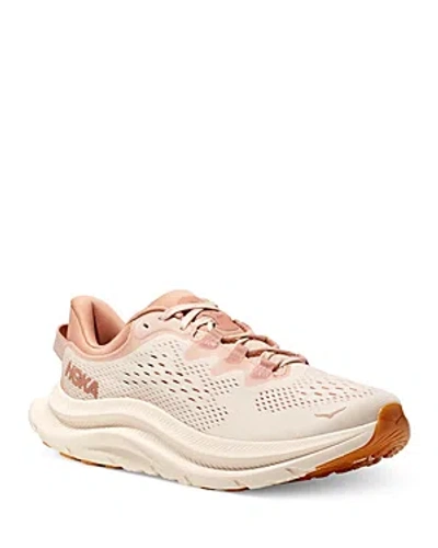 HOKA WOMEN'S KAWANA 2 LOW TOP TRAINER SNEAKERS IN VANILLA
