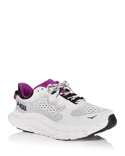 HOKA WOMEN'S KAWANA 2 LOW TOP TRAINER SNEAKERS IN WILDBERRY