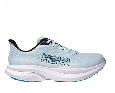 Hoka Women's Mach 6 Running Shoes In Tundra Blue / Raindrop In Multi
