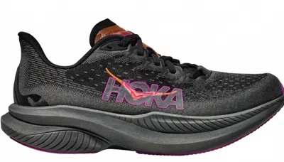 Hoka Women's Mach 6 Shoes In Black