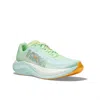 Hoka Women's Mach X Running Sneakers In Lime Glow/sunlit Ocean