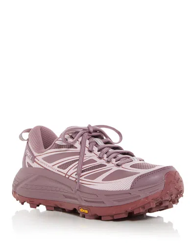 Hoka Women's Mafate Speed 2 Low Top Sneakers In Pink