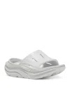 Hoka Gender Inclusive Ora Recovery Slide 3 Sandal In White/white