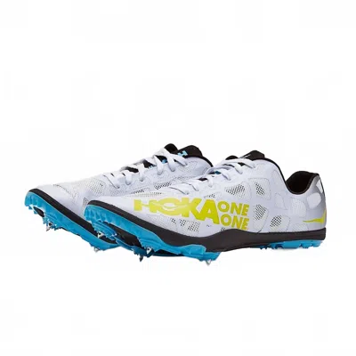 Hoka Women's Rocket Ld Track Running Shoes In Black/cyan In Multi