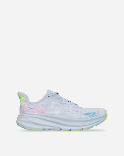 HOKA WOMEN S CLIFTON 9 GORE-TEX SNEAKERS GULL / SEA ICE