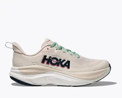 Hoka Women's Skyflow Running Shoes In Rose Cream Alabaster In Neutral