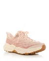 Hoka One One W Speedgoat 5 Woman Sneakers Light Pink Size 7.5 Textile Fibers In Cream/sandstone