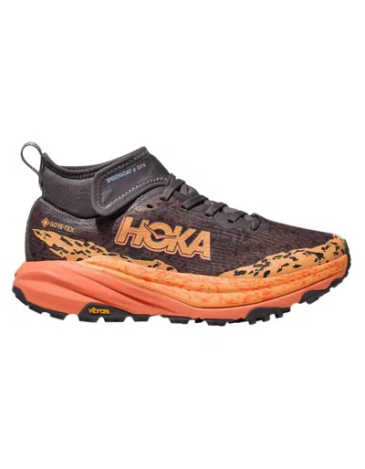 Hoka Women's Speedgoat 6 Mid Gtx Shoe In Galaxy Guava In Multi