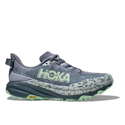 Hoka Women's Speedgoat 6 Running Shoe In Moonlight/thunder Cloud In Multi