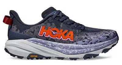 Hoka Women's Speedgoat 6 Shoes In Dusk/sea Ice In Multi