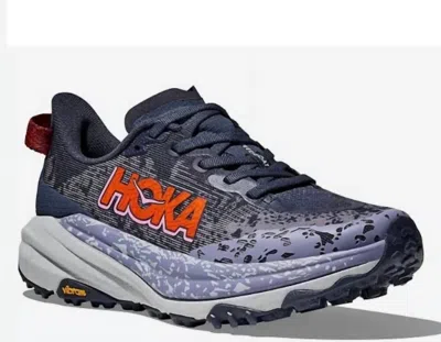 Hoka Women's Speedgoat 6 Shoes In Purple In Blue
