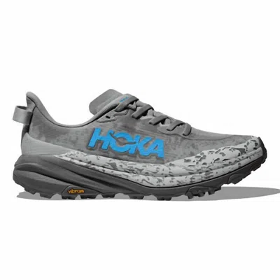 Hoka Women's Speedgoat 6 Sneaker In Stellar Grey / Asteroid In Gray