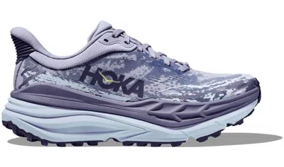 Hoka Women's Stinson 7 Running Shoes In Cosmic Sky/meteor In Purple
