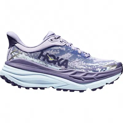 HOKA WOMEN'S STINSON ATR 7 SNEAKERS IN COSMIC SKY/METEOR MESH