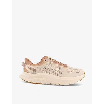 Hoka Womens Vanilla Sandstone F Kawana Mesh Low-top Trainers