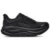 Hoka Bondi 9 Black Low Top Sneakers With Maxi Logo Lettering On The Side In Tech Fabric Unisex In Black