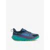 Hoka Womens  Challenger 7 Gore-tex Mesh Low-top Trainers In Real Teal