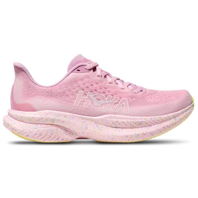 Hoka Womens  Mach 6 In Lemonade/pink Twilight