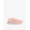 Hoka Womens Rose Tea Mafate Speed 4 Mesh Trainers Eur 39 / 6 Uk In Pink