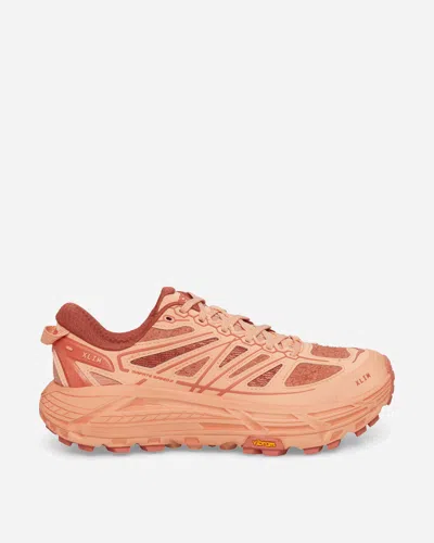 Hoka Xlim Mafate Speed 2 Sneakers Peach Dust In Animal Print