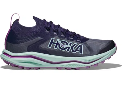 Pre-owned Hoka Zinal 2 (women's) Sneakers In Night Sky Blue/sunlit Ocean