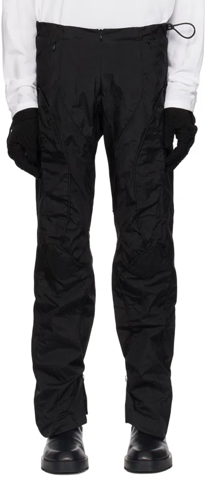 Hokita Black Drawstring Cargo Pants