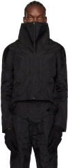 Hokita Black Paneled Jacket In Black